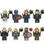 Iron Maiden Yelena Black Widow Taskmaster Minifigures Lego Compatible Black Widow TV Sets