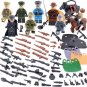 WW2 France Italy Soviet Union UK US Army Minifigures Lego Compatible Toy