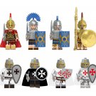 Teutonic Knights Knights Hospitaller Roma Soldier Minifigures Lego Compatible Medieval Knights Sets