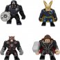 Big Captain America Rocket Racoon Loki Thor Minifigures Lego Compatible Loki TV Sets