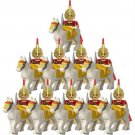 10pcs Spartan Woman warrior Knight Minifigures Lego Compatible TV Sets