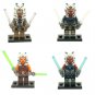4pcs Ahsoka Tano Minifigures Lego Compatible Star Wars Sets