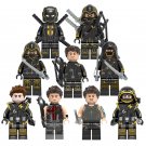 9pcs Hawkeye Clint Barton Minifigures Lego Compatible The Avengers Sets
