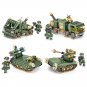 4in1 V2 Anti-missile system Tank Soldier Minifigures Lego Compatible Modern military Sets