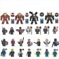 25pcs Hulkbuster Black Widow Captain Minifigures Lego Compatible The Avengers Sets