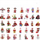 2021 Christmas Toy Movie character Santa Claus Minifigures Lego Compatible Sets