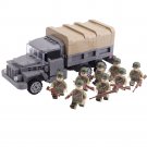 US military Chevrolet G506 Truck Soldier Minifigures Lego Compatible WW2 military Truck