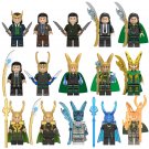 15pcs Loki Minifigures Lego Compatible Loki Season 1 Set