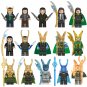 15pcs Loki Minifigures Lego Compatible Loki Season 1 Set