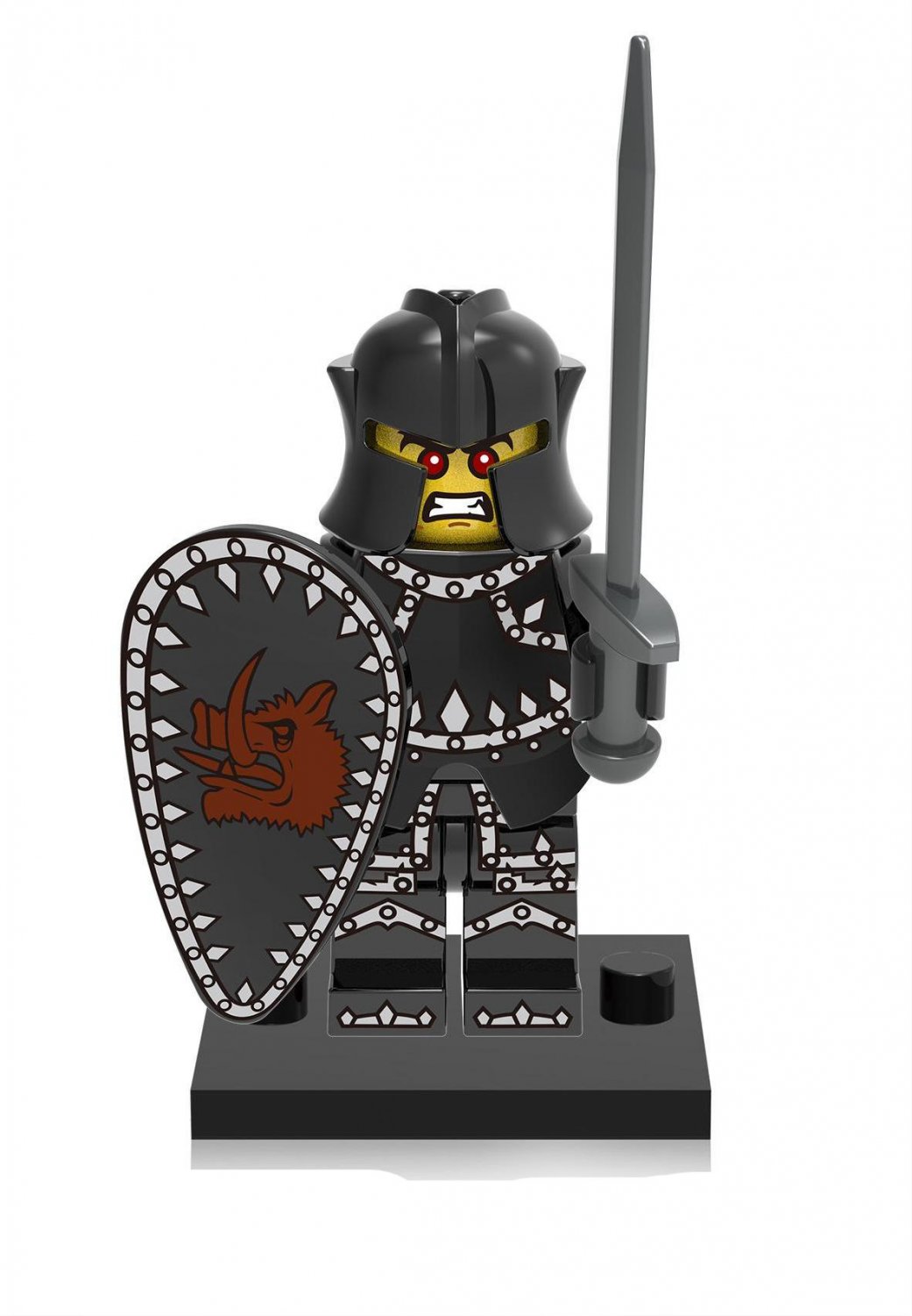 Evil knight Minifigures Lego Compatible Medieval Knights Minifigure