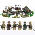 Special Forces Camping Base tent soldier Minifigures Lego Compatible Military Sets
