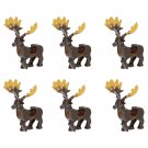 6pcs Elf Megaloceros Minifigures Lego Compatible Hobbit Set
