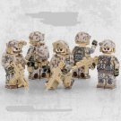 Desert Camouflage Heavy Specia Force Minifigures Lego Compatible Military Sets