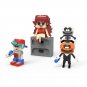 Skid and Pump Boyfriend Girlfriend Minifigures Lego Compatible Friday Night Funkin Set