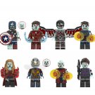 Zombie Iron Man Wong Wasp Captain America Minifigures Lego Compatible Zombie The Avengers Sets
