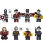 Zombie Iron Man Wong Wasp Captain America Minifigures Lego Compatible Zombie The Avengers Sets