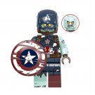 Zombie Captain America Minifigures Lego Compatible The Avengers Minifigure