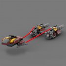 Anakin Skywalker Speed shuttle airship Minifigures Lego Compatible Star Wars Set