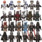 24pcs Heavy Mandalorian Knights Of Ren Commander Cody Minifigures Lego Compatible Toy