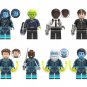 Minn-Erva Yon-Rogg Bron-Char Att-Lass Minifigures Lego Compatible Super Heroes movie Set
