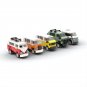 5pcs 80s Bus Minifigures Lego Compatible City Set