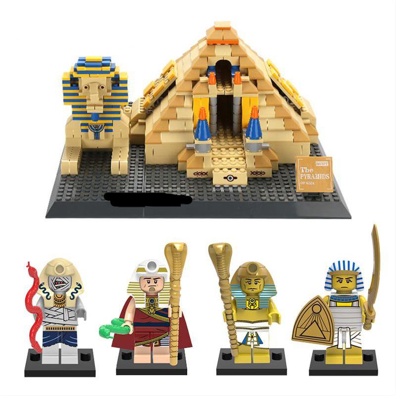 Pyramid Pharaoh Minifigures Lego Compatible Toy