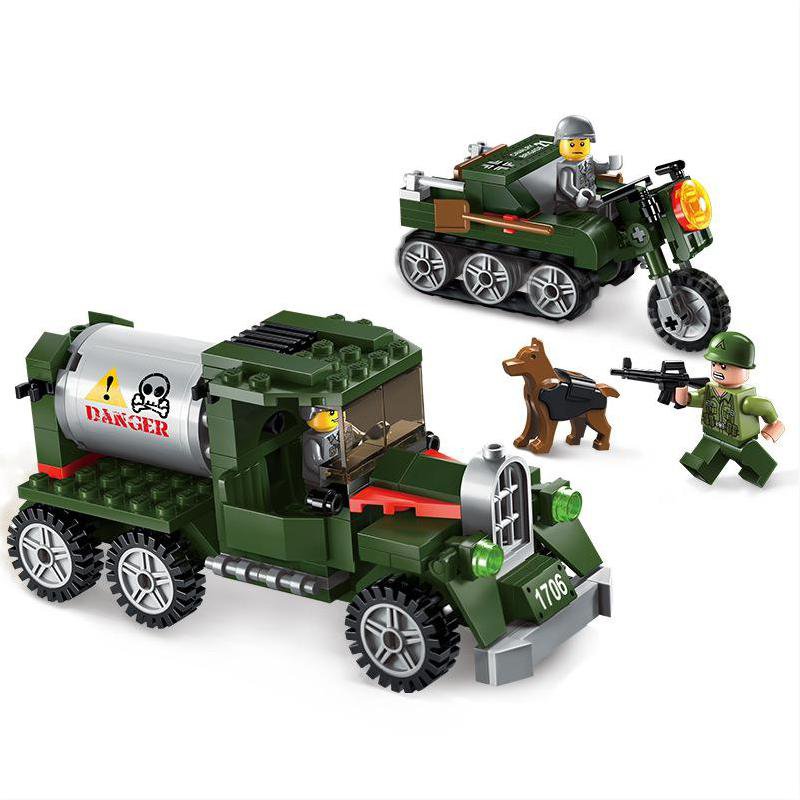 Thief Intercept Dangerous goods transport vehicles Minifigures Lego Compatible Police Set