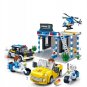 Police Office Helicopter Police car Police motorcycle Minifigures Lego Compatible City Police Sets