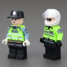 City Traffic police Motorcycle Traffic police Minifigures Lego Compatible Police Sets