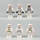 6pcs Astronauts Minifigures Lego Compatible space flight Set