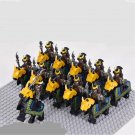 11pcs Japan Samurai knight Minifigures Lego Compatible Toy