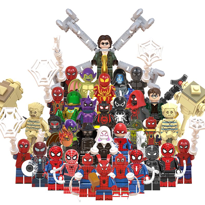 33pcs Spider-Man No Way Home character Minifigures Lego Compatible New Spider-Man Set