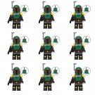 9pcs Heavy Boba Fett Minifigures Lego Compatible New Mandalorian Set