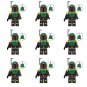 9pcs Heavy Boba Fett Minifigures Lego Compatible New Mandalorian Set