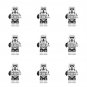 9pcs Scout trooper Minifigures Lego Compatible The Mandalorian TV Sets