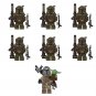 8pcs The Mandalorian Grogu Heavy Infantry Mandalorian Minifigures Lego Compatible TV Sets