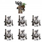 The Mandalorian Grogu White Heavy Infantry Mandalorian Minifigures Lego Compatible Star Wars Set