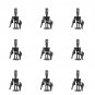 9pcs IG-88 Robot Minifigures Lego Compatible Star Wars Set