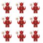 9pcs Red Death Minifigures Lego Compatible Superhero Sets