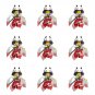 9pcs Akita Minifigures Lego Compatible Ninjago Sets