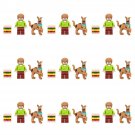 9pcs Scooby-Doo Fred Minifigures Lego Compatible TV Sets