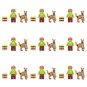 9pcs Scooby-Doo Fred Minifigures Lego Compatible TV Sets