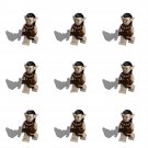 9pcs Uruk-hai Erech Minifigures Lego Compatible The Lord of the Rings Set