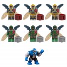 7pcs Darkseid Parademon Minifigures Lego Compatible Super-Villains Set