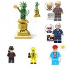 America Statue of Liberty famous person Minifigures Lego Compatible Minifigures Sets