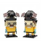 Hank Schrader Jesse Pinkman Brick Headz Minifigures Lego Compatible Toy