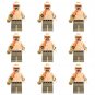 9pcs Mutant Leader Shift Minifigures Lego Compatible DC Super Heroes Sets