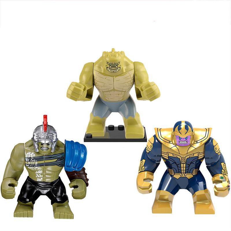 Big Killer Croc Hulk Thanos Minifigures Lego Compatible Super Heroes Set