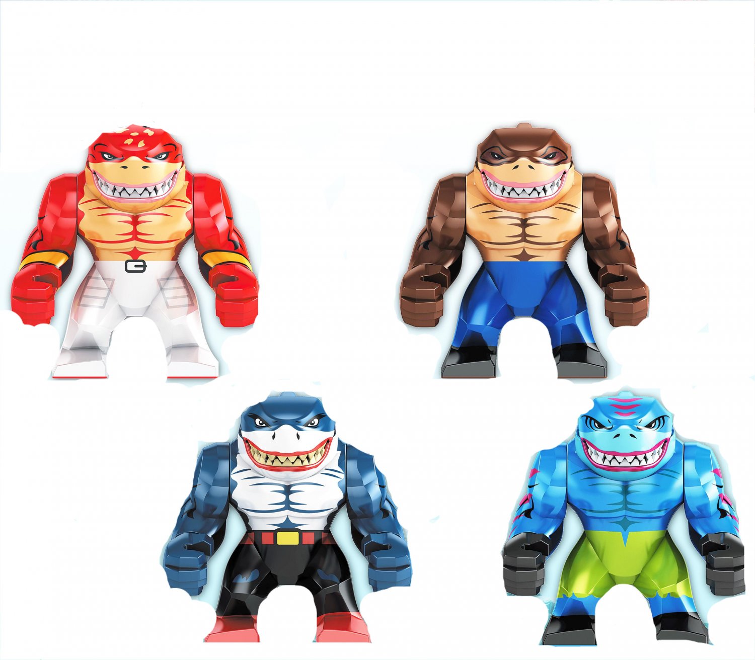 Big Slammu Jab Ripster Streex Minifigures Lego Compatible Suicide Squad Set
