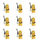 9pcs Chemical defence crops Minifigures Lego Compatible Military Set